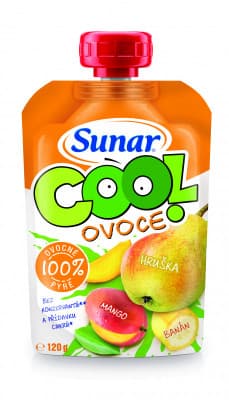 Sunar Cool ovoce hruška mango banán 120g