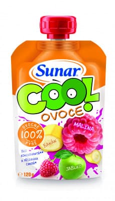 Sunar Cool ovoce malina banán jablko 120g