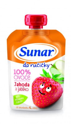 Sunar kapsička Do ručičky jablko jahoda 100g