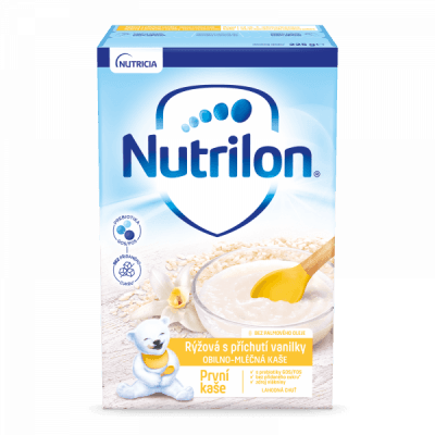 Nutrilon První kaše rýžová s příchutí vanilky 225g
