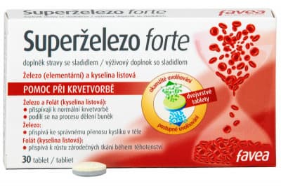 Favea Superželezo Forte 30 tablet
