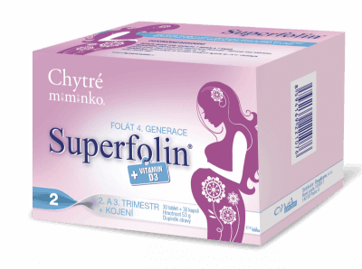 Chytré miminko superfolin 2 MAMA tbl.30+cps.30