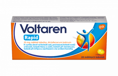 Voltaren Rapid 25mg cps.mol. 20 I CZ