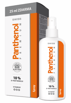 Panthenol 10% Swiss Premium spray 150+25ml ZDARMA