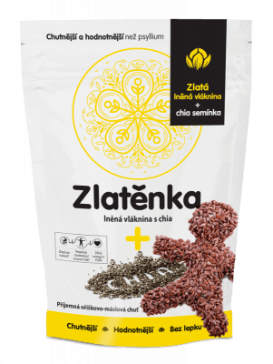 Zlatěnka lněná vláknina a chia 300g