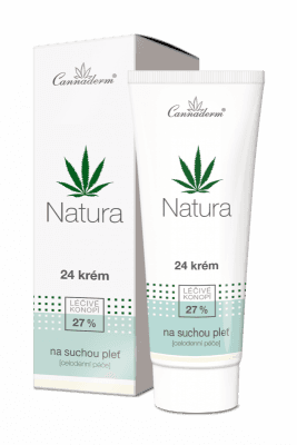 Cannaderm Natura 24 krém na suchou pleť 75g