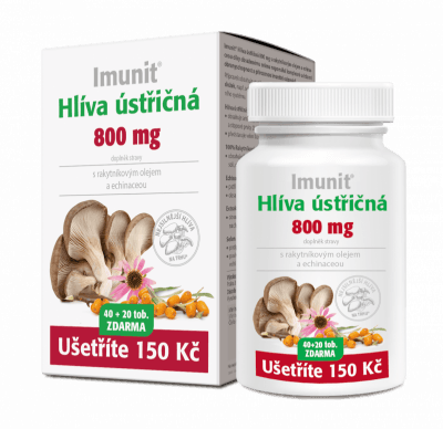 Hlíva ústř.800mg s rakyt. a echi. Imunit 40+20tob