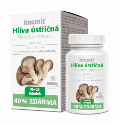 Hlíva ústřičná Imunit 50 + 20 tob. Zdarma