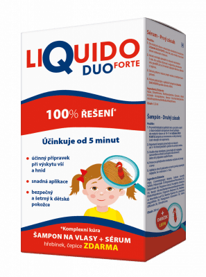 LiQuido DUO Forte šampon na vši 200ml + sérum