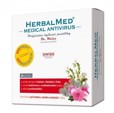 HERBALMED Medical Antivirus Dr. Weiss 20 pastilek