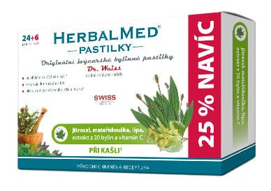 Dr. Weiss HerbalMed pastilky při kašli 30 pastilek