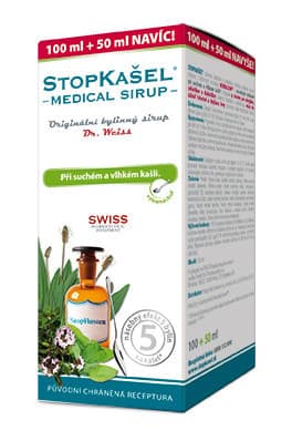STOPKAŠEL Medical sirup Dr. Weiss 100+50ml NAVÍC