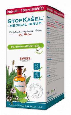STOPKAŠEL Medical sirup Dr. Weiss 200+100ml NAVÍC