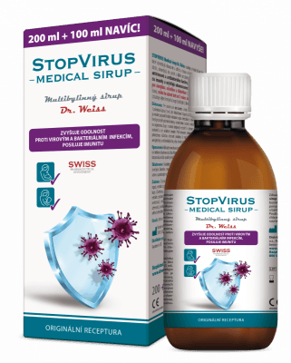 STOPVIRUS Medical sirup Dr. Weiss 200+100ml NAVÍC