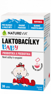 NatureVia Laktobacílky baby 30 sáčků