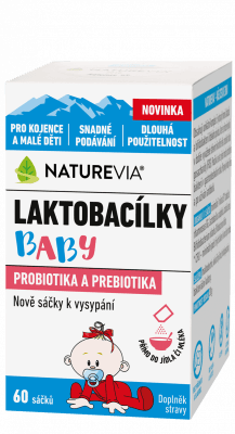 NatureVia Laktobacílky baby 60 sáčků