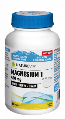 NatureVia Magnesium 1 420mg tbl.90