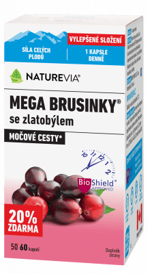 NatureVia Mega brusinky cps.60