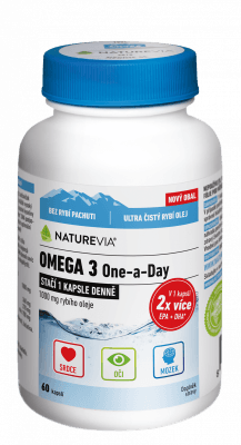 Swiss NatureVia Omega 3 One a Day 60 kapslí