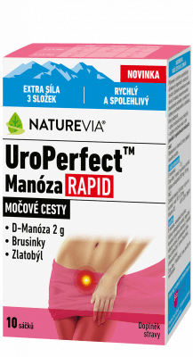 NatureVia UroPerfect Manóza Rapid 10 sáčků