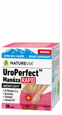 NatureVia UroPerfect Manóza Rapid 30 sáčků