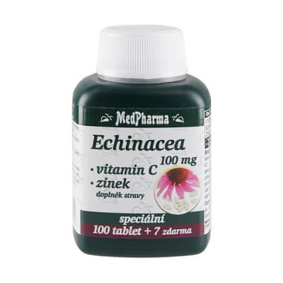 MedPharma Echinacea 100mg+vit.C+zinek tbl.107