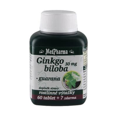 MedPharma Ginkgo biloba 30 mg Guarana 67 tablet