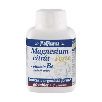 MedPharma Magnesium citrát Forte B6 tbl.67