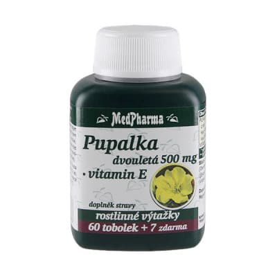 MedPharma Pupalka dvouletá 500mg+vit.E tob.67