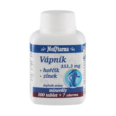 MedPharma Vápník+hořčík+zinek tbl.107