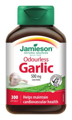 JAMIESON Česnek bez zápachu 500mg cps.300