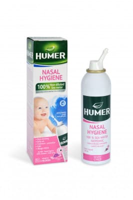 HUMER Hygiena nosu 100% mořská voda pro děti 150ml