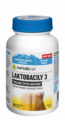 Swiss NatureVia Laktobacily 3 30 kapslí