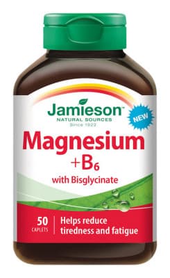 JAMIESON Hořčík+vitamín B6 s bisglycinátem tbl.50