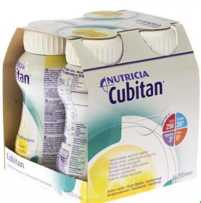 CUBITAN S PŘÍCHUTÍ VANILKOVOU POR SOL 4X200ML