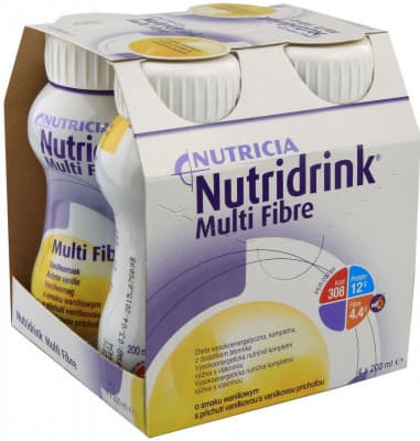 Nutridrink Multi Fibre s př.vanil. por.sol.4x200ml