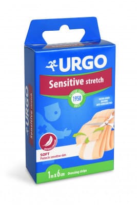 URGO SENSITIVE Citlivá pokožka náplast 1mx6cm NOVÁ