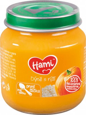 Hami příkrm Dýně s rýží 125g