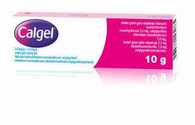 Calgel 3.3mg/g+1mg/g orm.gel.1x10g