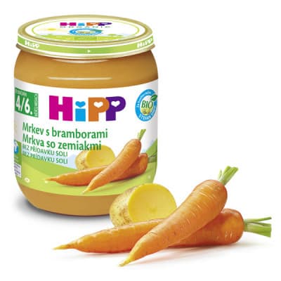 HiPP ZELENINA BIO Mrkev s bramborami 125g
