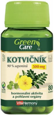 VITAHARMONY Kotvičník 500 mg 90% saponinů 80 cps.