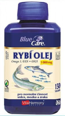 VitaHarmony Rybí olej Omega 3 1000mg XXL tob.150