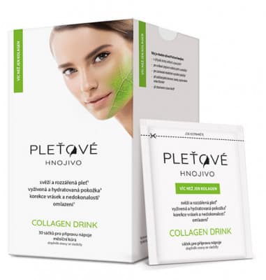 Pleťové hnojivo collagen drink 30x8g