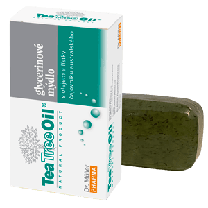 Dr. Müller Tea Tree Oil mýdlo s lístky čajovníku australského 100 g