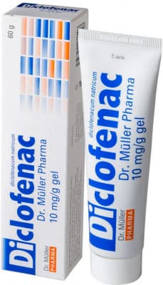Diclofenac Dr.Müller Pharma 10mg/g gel 60g