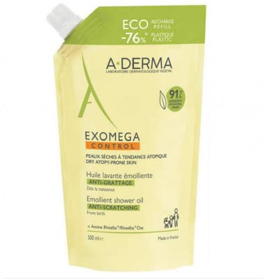 A-Derma Exomega Huile sprchový čistící olej náplň 500 ml