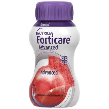 Forticare Advanced s příchutí chladivého ovoce por.sol 4 x 125 ml