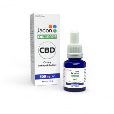 Jadon OIL DROPS konopný olej CBD 10 % 5 ml