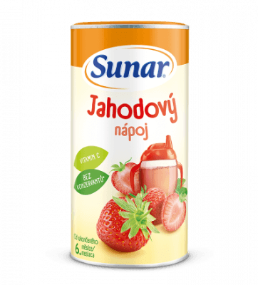 SUNAR Rozpustný nápoj jahodový 200 g
