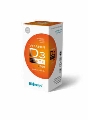 Biomin VITAMIN D3 FORTE 1000 I.U. 60 tobolek